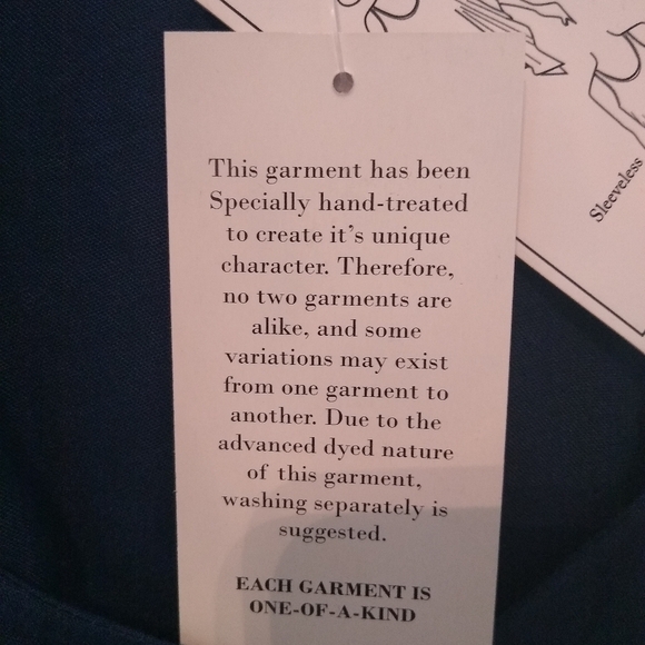 Beaches & Boho Hand Dyed 2 Way Beach Swim Cover-up, size Large - Picture 7 of 10